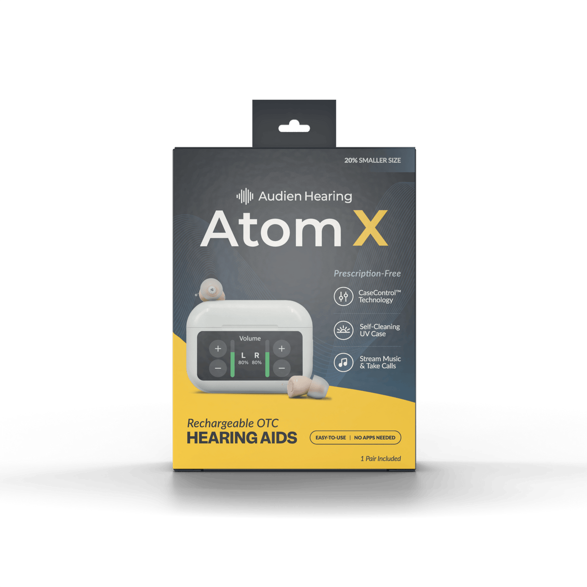 Audien Atom X OTC Hearing Aids