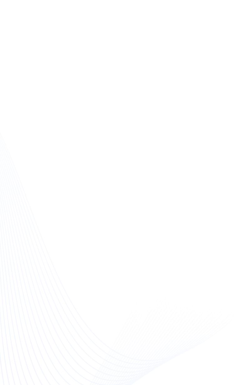 Abstract white wave lines on black background used as decorative design element
